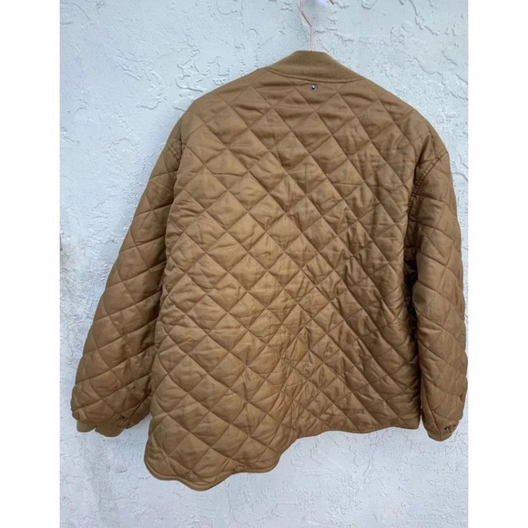 Redhead Mens Long Sleeve Quilted Double Hoodie Jacket Brown Sz XXL - Picture 4 of 14